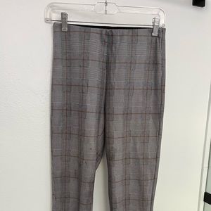 Zara gray plaid trousers - S